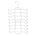 Multi layer folding clothes hanger wire hanger for belt/scarf/ Silk scarves